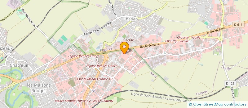 localisation de l'entreprise SARL MULTI-POSES à NIORT