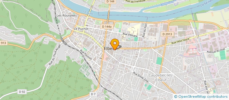 localisation de l'entreprise SARL MULTI PRO  ELBEUF