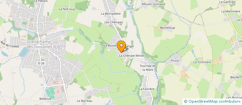localisation de l'entreprise SARL MULTI SERVICES 2000 à GRANDCHAMP-DES-FONTAINES