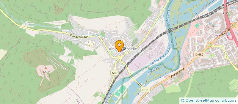 localisation de l'entreprise SARL MULTI SERVICES  ARS-SUR-MOSELLE