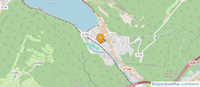 localisation de l'entreprise SARL MULTI-SERVICES DU LAC à NANTUA