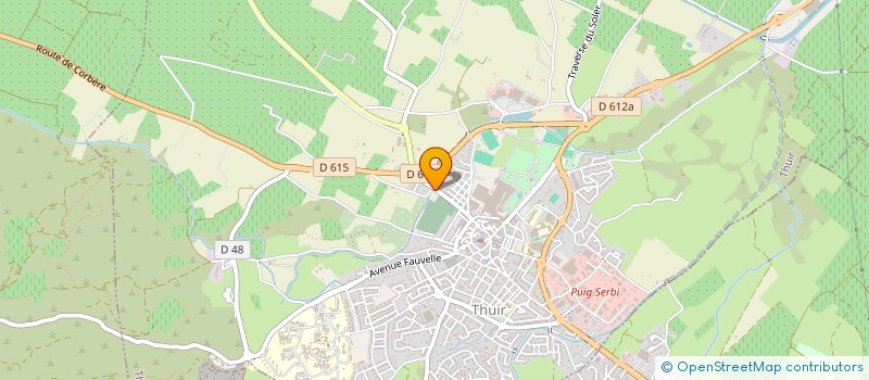 localisation de l'entreprise SARL MULTI TRAVAUX ROUSSILLONNAIS  THUIR