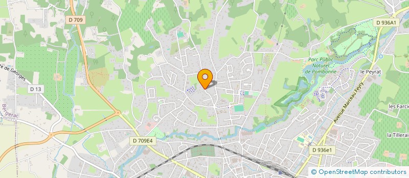 localisation de l'entreprise SARL MULTIDIFFUSIONS FRANCE à BERGERAC