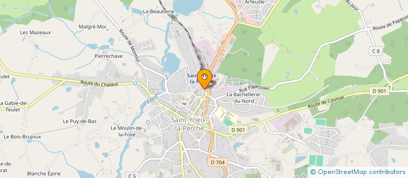 localisation de l'entreprise SARL MULTIMEUBLE à SAINT-YRIEIX-LA-PERCHE