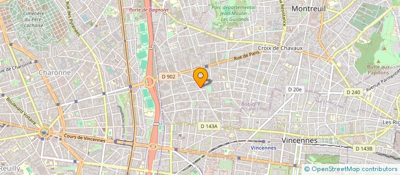 localisation de l'entreprise SARL MULTIMODE à MONTREUIL