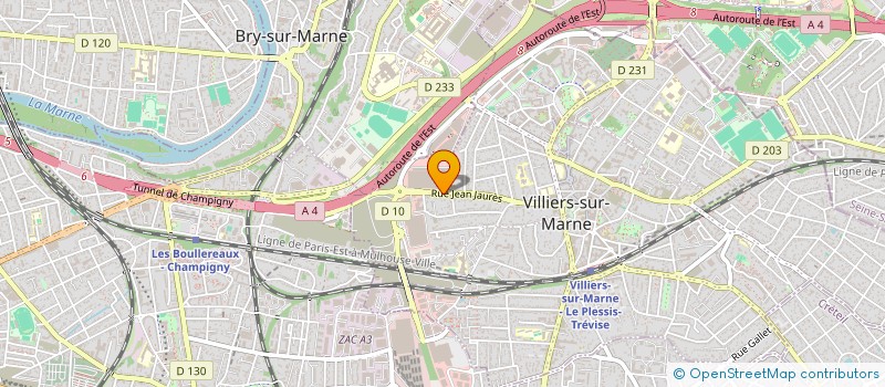 localisation de l'entreprise SARL MULTISERVICES à VILLIERS-SUR-MARNE