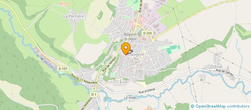 localisation de l'entreprise SARL MUNIER DOMINIQUE à NOGENT