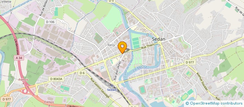 localisation de l'entreprise SARL MURA EMMANUELLE  SEDAN