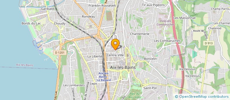 localisation de l'entreprise SARL MURANO 2  AIX-LES-BAINS