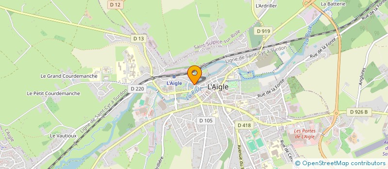 localisation de l'entreprise SARL MURAT à L'AIGLE