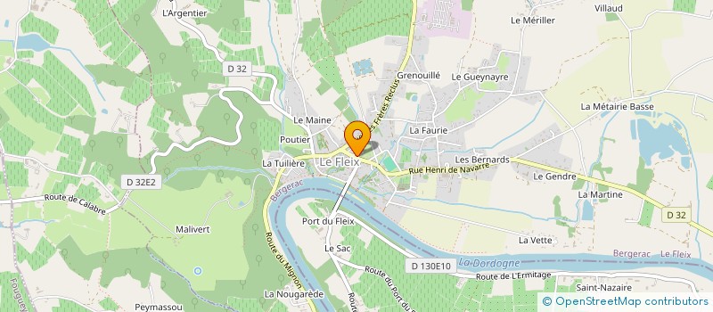 localisation de l'entreprise SARL MURAT OLIVIER  LE FLEIX