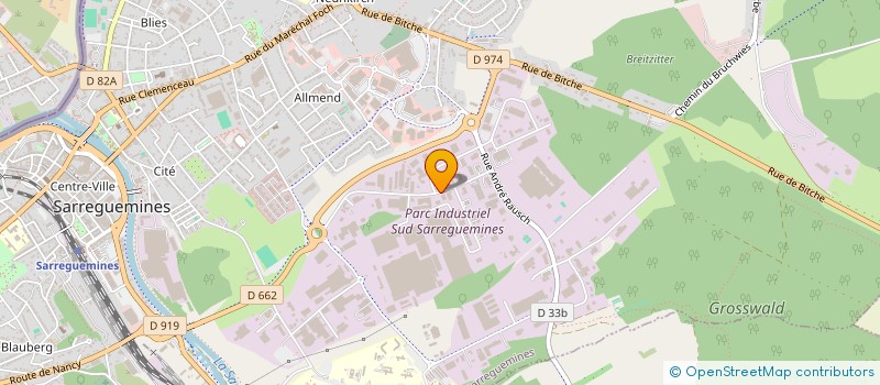 localisation de l'entreprise SARL MUSIC AUTO à SARREGUEMINES