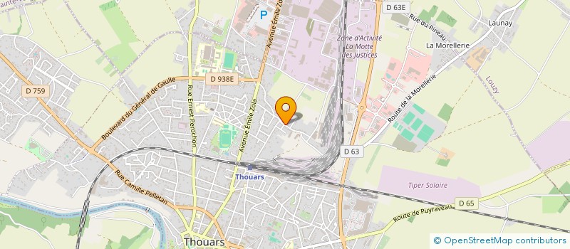 localisation de l'entreprise SARL MUSICALE à THOUARS