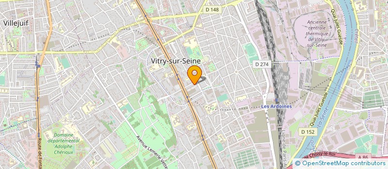 localisation de l'entreprise SARL MUSPUB à VITRY-SUR-SEINE