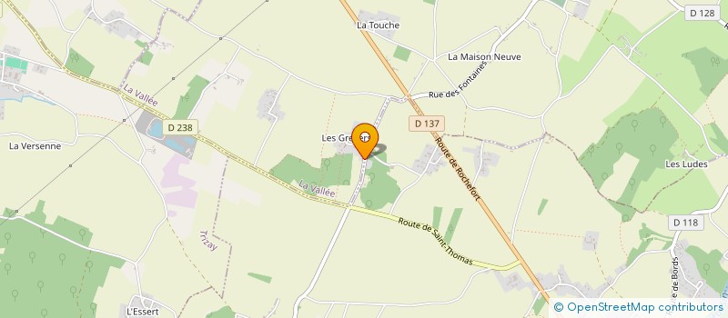 localisation de l'entreprise SARL MUSSEAU ET FILS  LA VALLEE