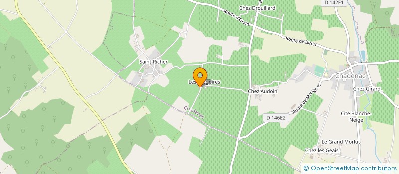 localisation de l'entreprise SARL MUSSEAU PNEUS  ROUFFIAC