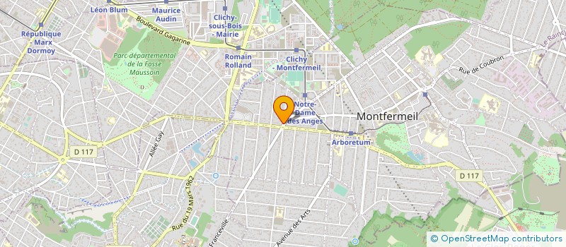 localisation de l'entreprise SARL MUTEX à MONTFERMEIL