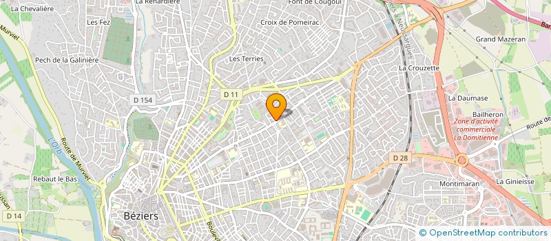 localisation de l'entreprise SARL MVI  MONTAGNAC