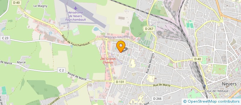 localisation de l'entreprise SARL MVT à NEVERS