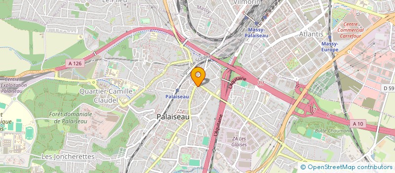 localisation de l'entreprise SARL MY PLACE  PALAISEAU