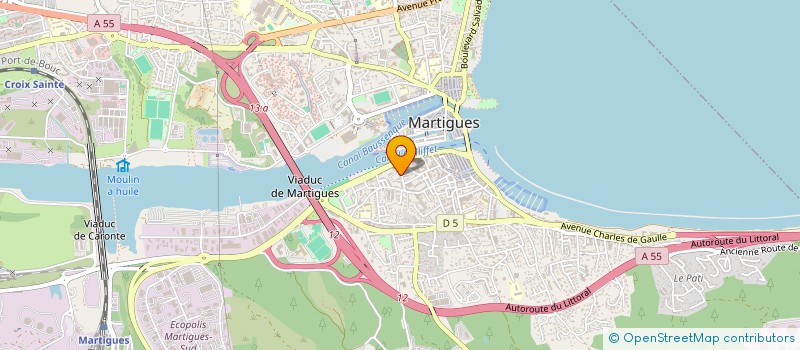 localisation de l'entreprise SARL MYG  MARTIGUES