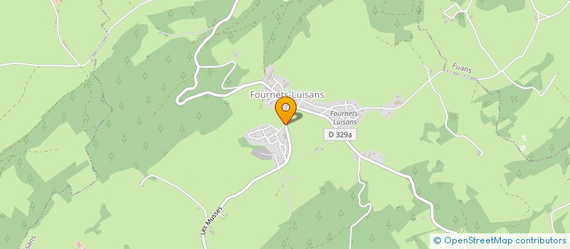 localisation de l'entreprise SARL MYOTTE DUQUET OSSATURE BOIS  FOURNETS-LUISANS
