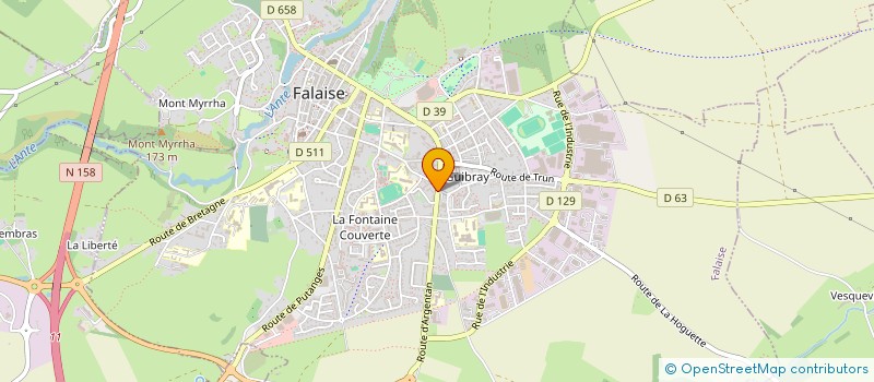 localisation de l'entreprise SARL MYRPHIL  FALAISE