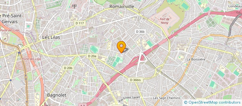 localisation de l'entreprise SARL MYSTIQ à BAGNOLET