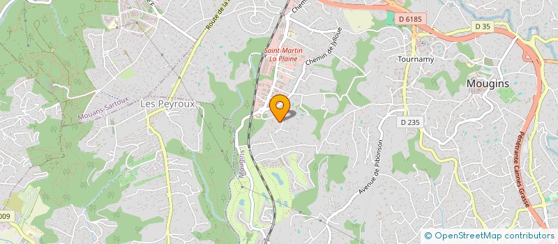 localisation de l'entreprise SARL MYSTIQUE DESIGN  MOUGINS