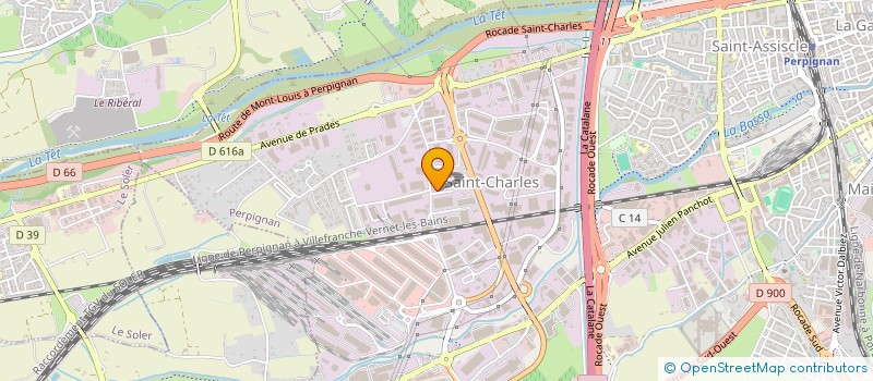 localisation de l'entreprise SARL MYTA  PERPIGNAN