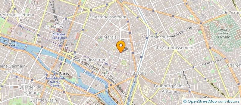 localisation de l'entreprise SARL MZRS MINIMES  PARIS