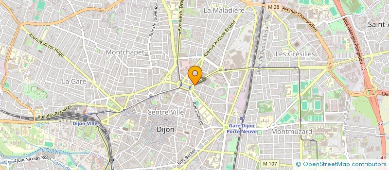 localisation de l'entreprise SARL N 2 CL à DIJON
