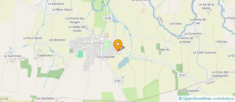 localisation de l'entreprise SARL N.A.C SUCCESS  ERCE-EN-LAMEE