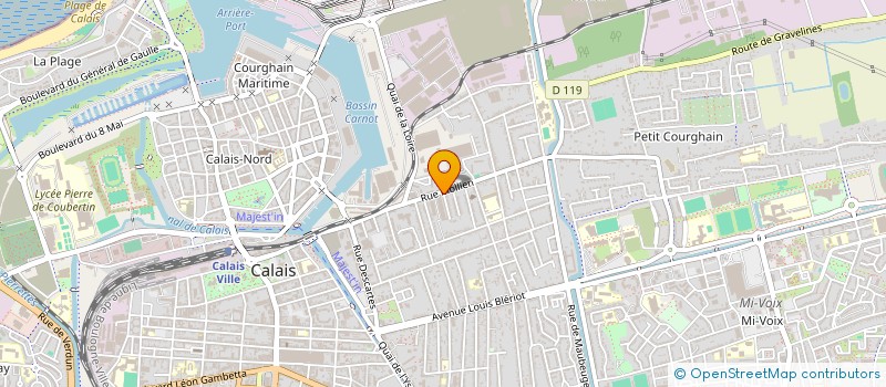 localisation de l'entreprise SARL N.C. IMMOBILIER  CALAIS