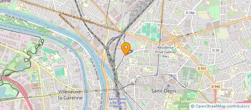 localisation de l'entreprise SARL N.E.O.S NOUVEL ENTREP OUVRAGE SERVICE à SAINT-DENIS