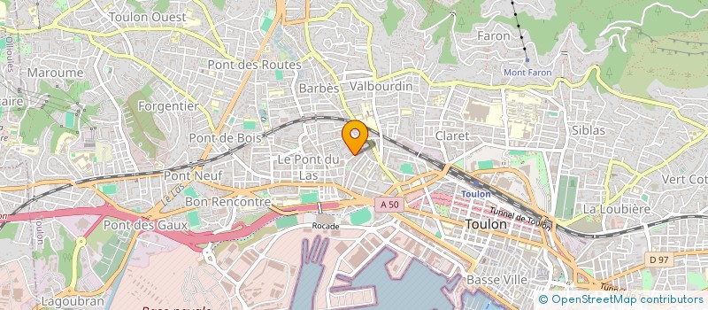 localisation de l'entreprise SARL N ET N  TOULON