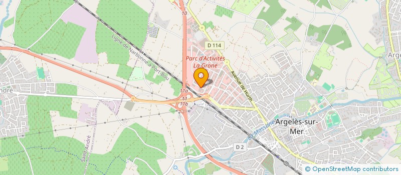 localisation de l'entreprise SARL N.P à ARGELES-SUR-MER