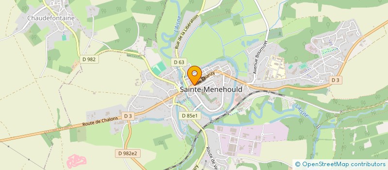 localisation de l'entreprise SARL N.R CREATION à SAINTE-MENEHOULD