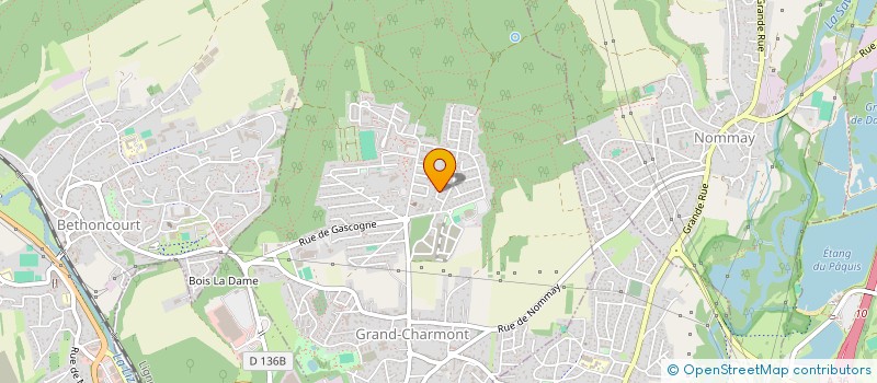 localisation de l'entreprise SARL N R J M  GRAND-CHARMONT