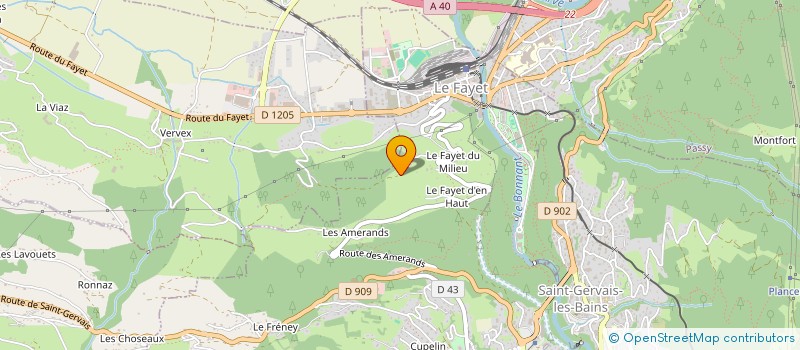 localisation de l'entreprise SARL N.S.  SAINT-GERVAIS-LES-BAINS