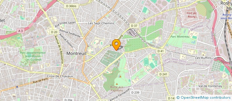 localisation de l'entreprise SARL N. V. P à MONTREUIL