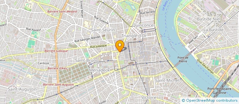 localisation de l'entreprise SARL N.W.R. BORDEAUX  BORDEAUX