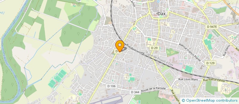 localisation de l'entreprise SARL N13 à DAX