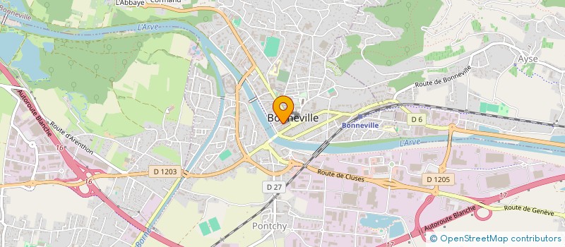 localisation de l'entreprise SARL NABLI  BONNEVILLE