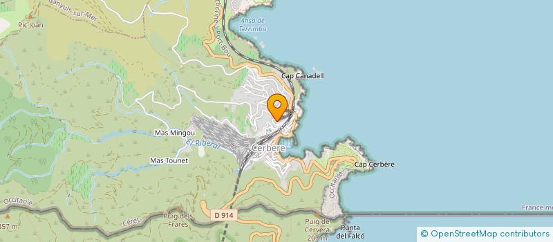 localisation de l'entreprise SARL NACAS à CERBERE