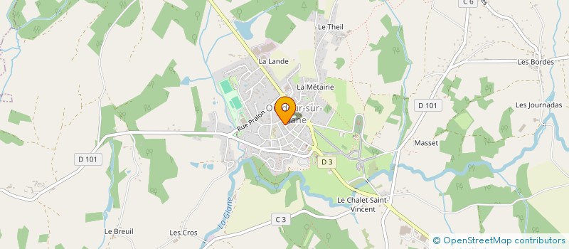 localisation de l'entreprise SARL NADAO à ORADOUR-SUR-GLANE