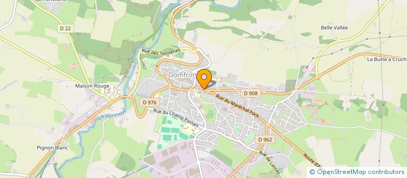 localisation de l'entreprise SARL NADEGE LEFORESTIER à DOMFRONT-EN-POIRAIE