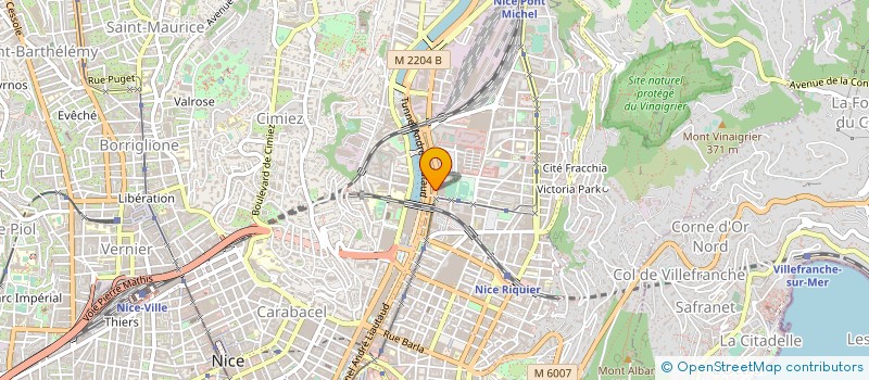 localisation de l'entreprise SARL NADER COIFFURE à NICE