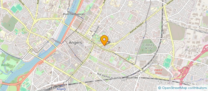 localisation de l'entreprise SARL NADEREAU REMOUE à ANGERS