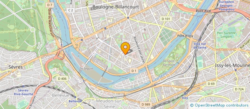 localisation de l'entreprise SARL NADIA à BOULOGNE-BILLANCOURT